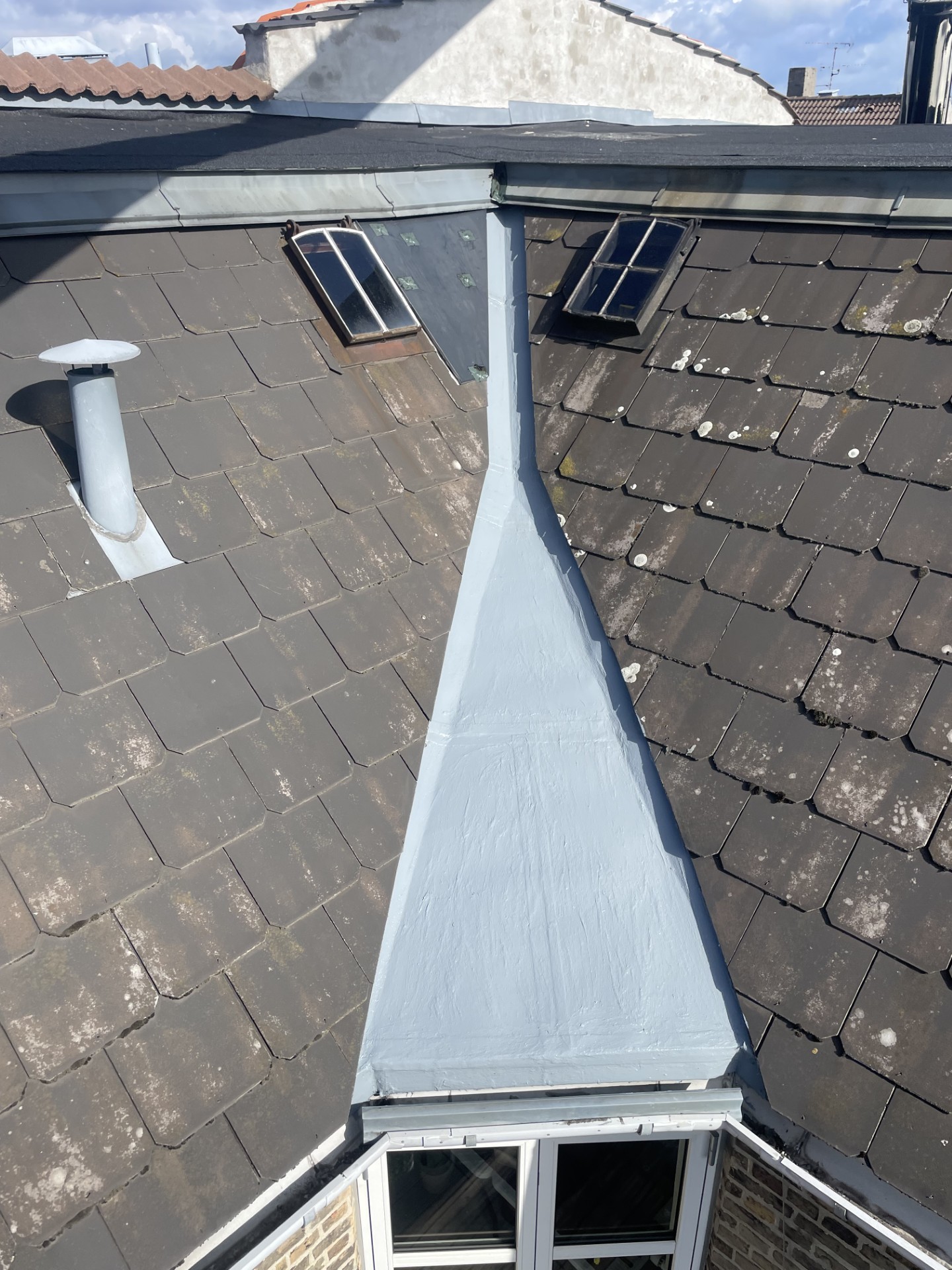 Reparation af utæt skotrende