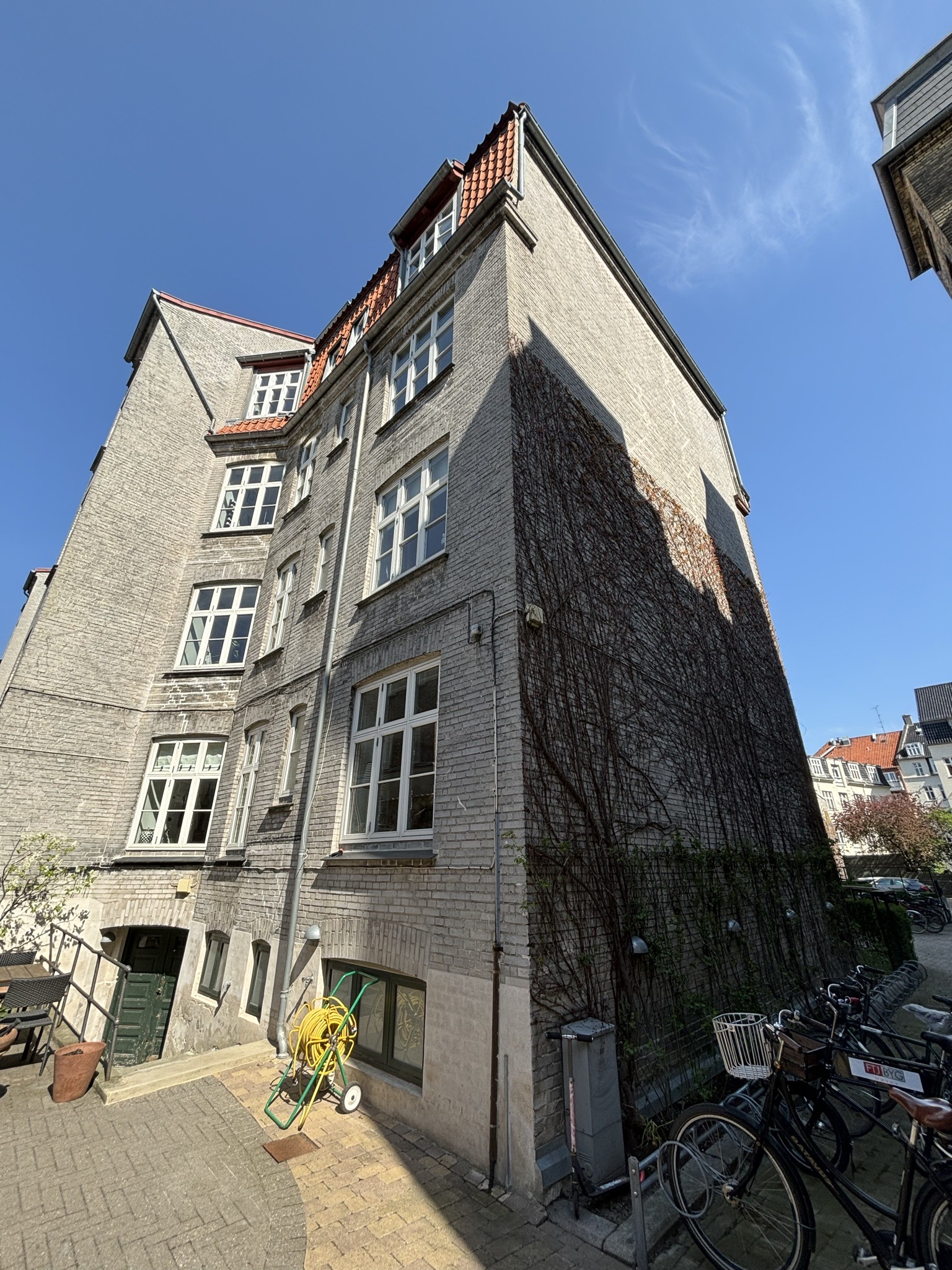 demontering af egeføj i endegavl