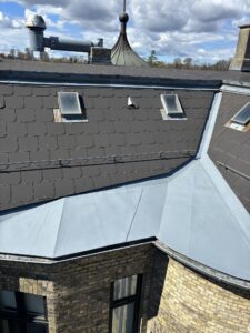 reparation af zinkplatte og skotrende 2